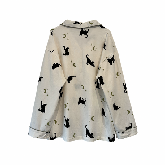 Pijama Feminino Gato & Lua