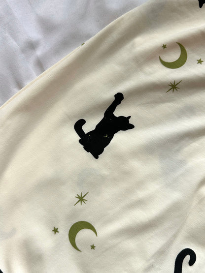 Pijama Feminino Gato & Lua