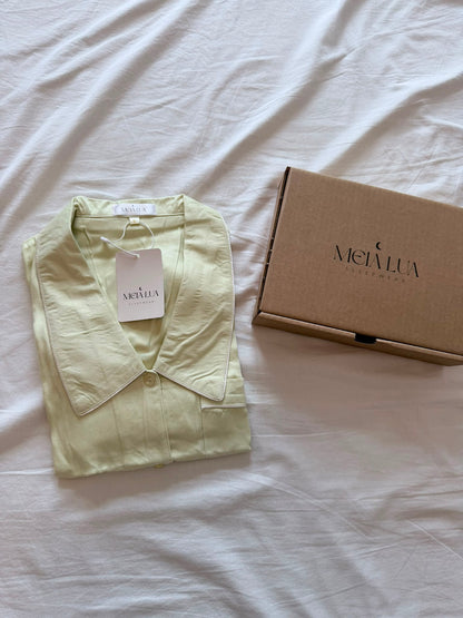 Pijama Feminino Verde-Menta