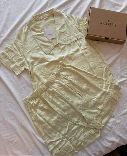 Pijama Feminino Verde-Menta