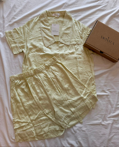 Pijama Feminino Verde-Menta
