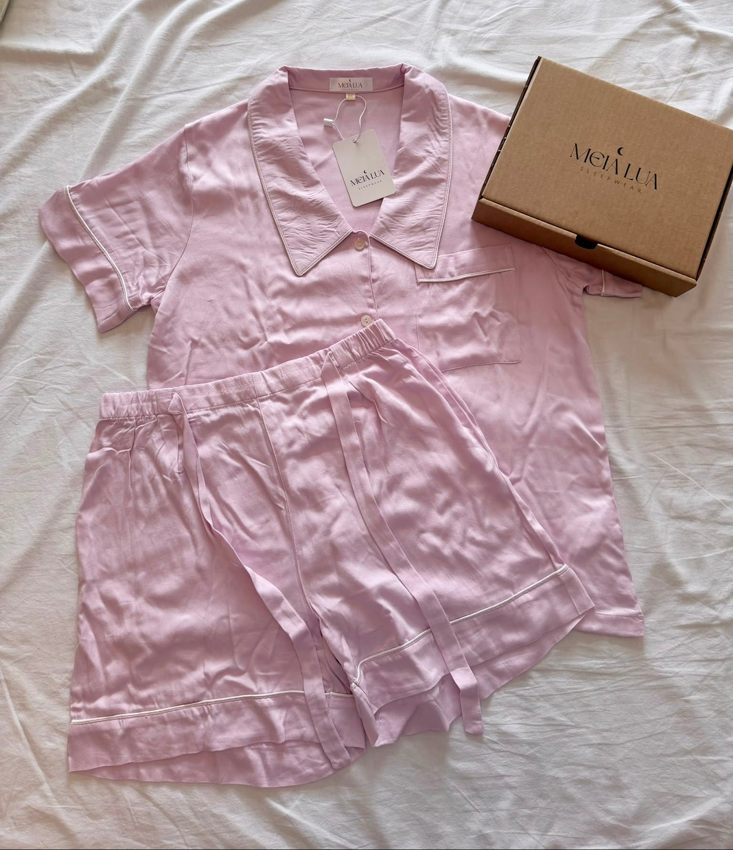 Pijama Feminino Rosa
